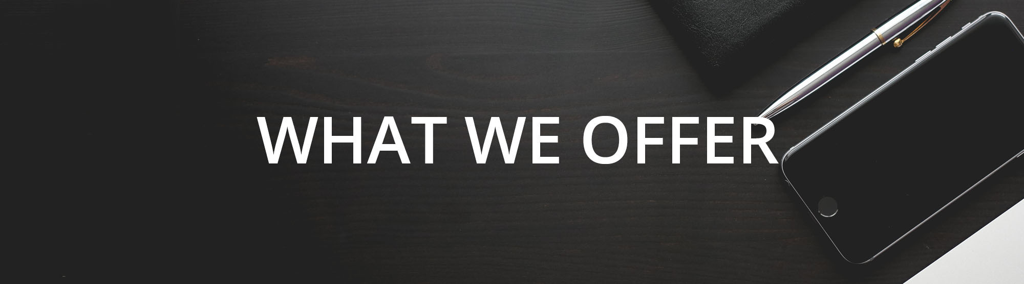 What We Offer